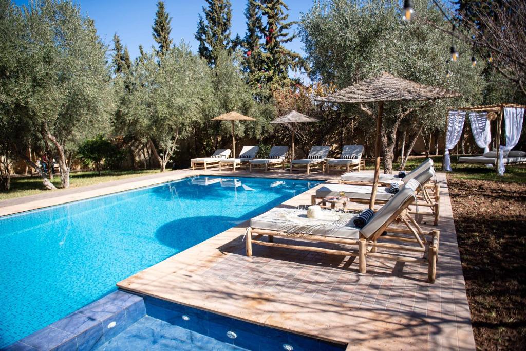 Piscine du riad