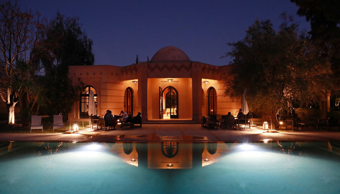 Terrasse du riad avec vue sur Marrakech